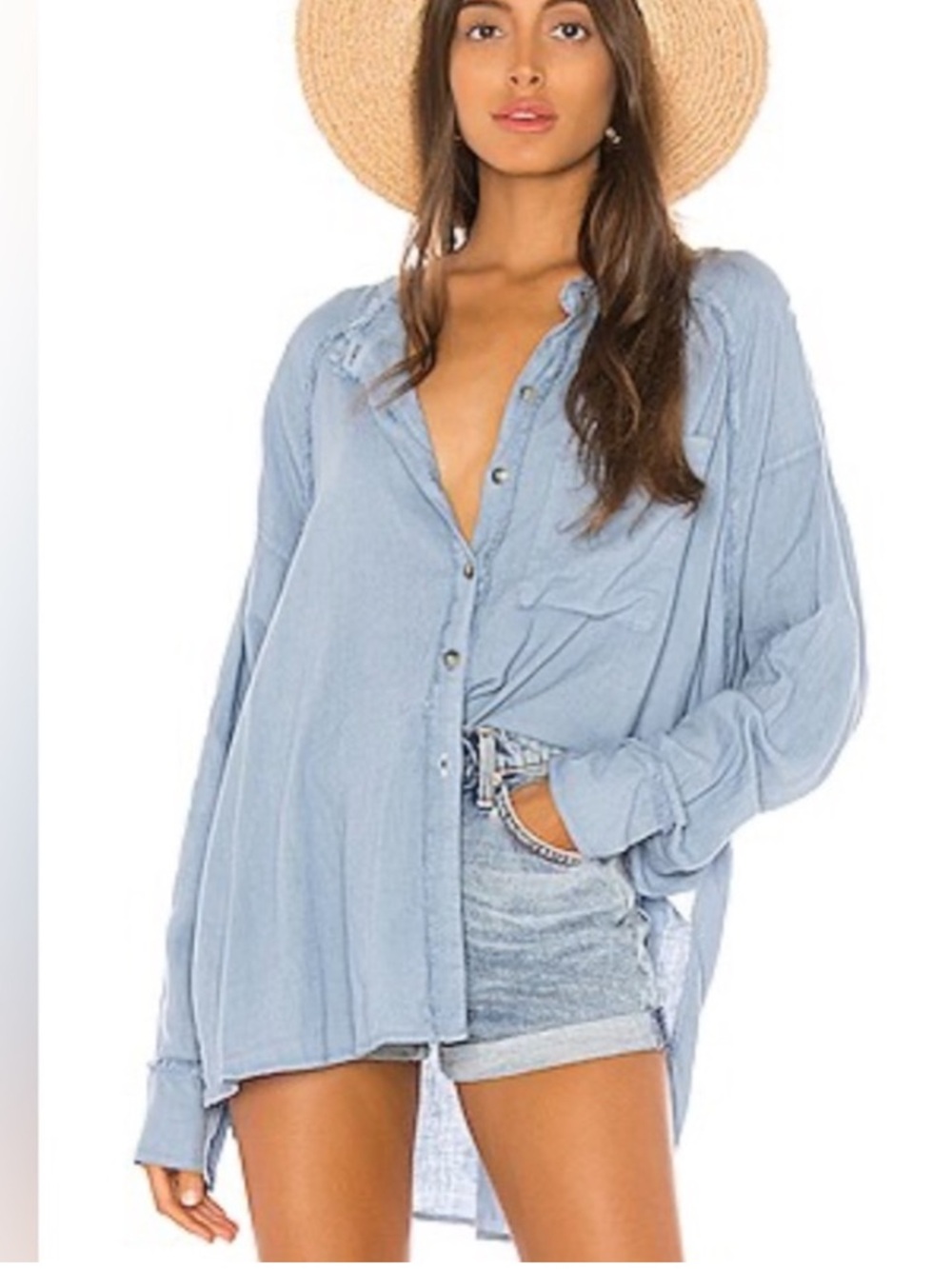 We The Free Keep it Simple Button Down L